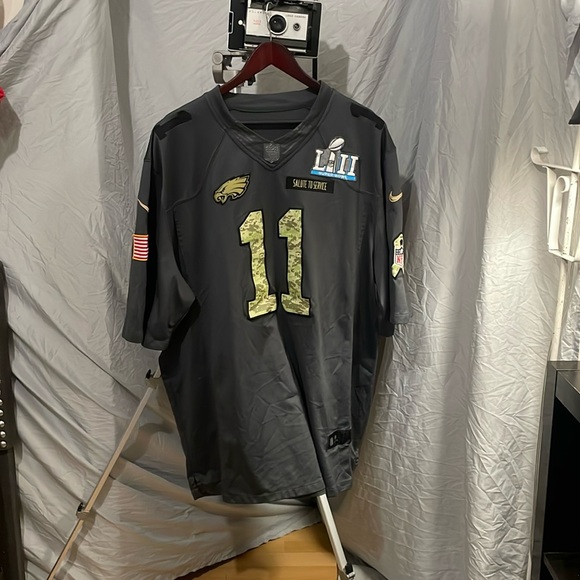 Solute to Service Super Bowl Wentz Jersey XXXL - Picture 1 of 3